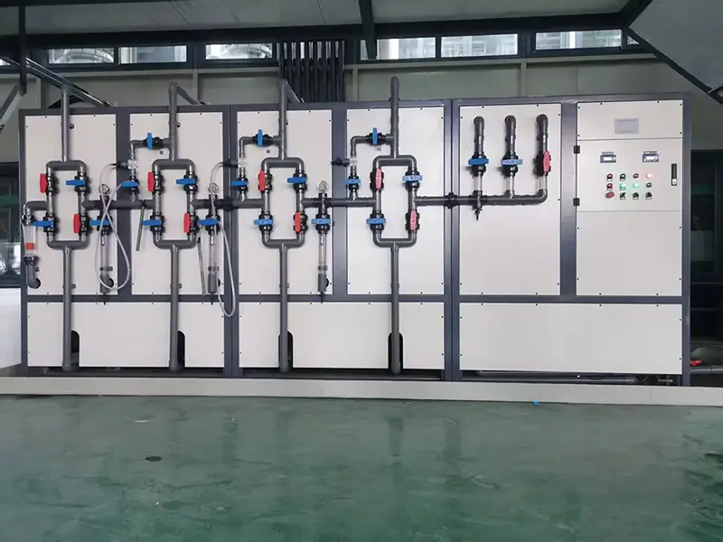 Équipement de recyclage de l'eau