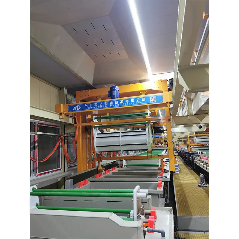 Ligne de placage en cuivre-nickel-chrome