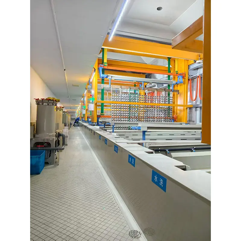 Ligne de placage en alliage zinc-nickel